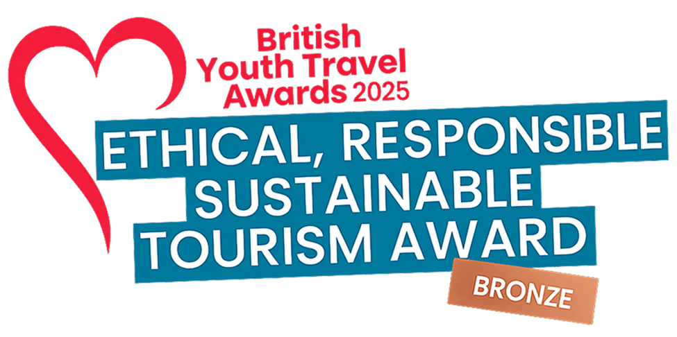 British Youth Travel Awards 2025 — Ethical, Responsible & Sustainable Tourism (Bronze)